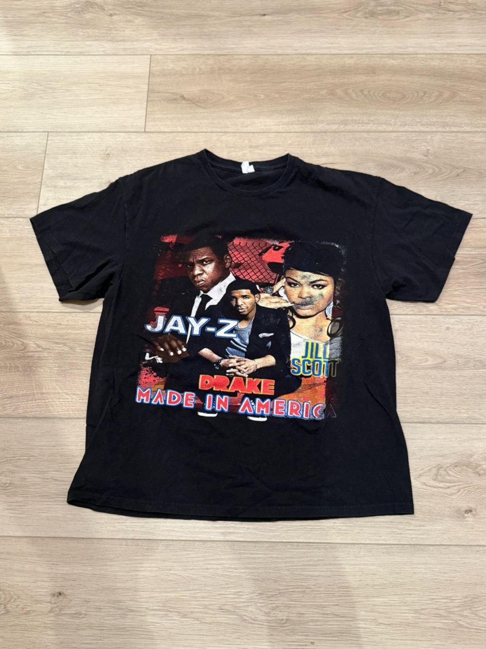 Made In America Festival Concert 2012 Size Large  Shirt Jay Z Drake Pearl Jam